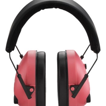 Champion Targets 40975 Electronic Muffs  25 dB Over the Head Pink/Black