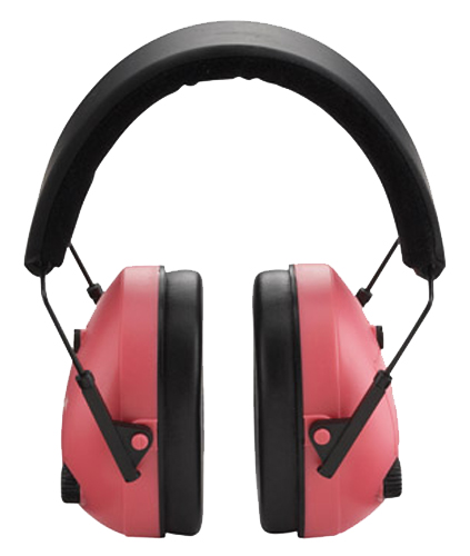 Champion Targets 40975 Electronic Muffs 25 dB Over the Head Pink/Black 3 Champion Targets 40975 Electronic Muffs 25 dB Over the Head Pink/Black