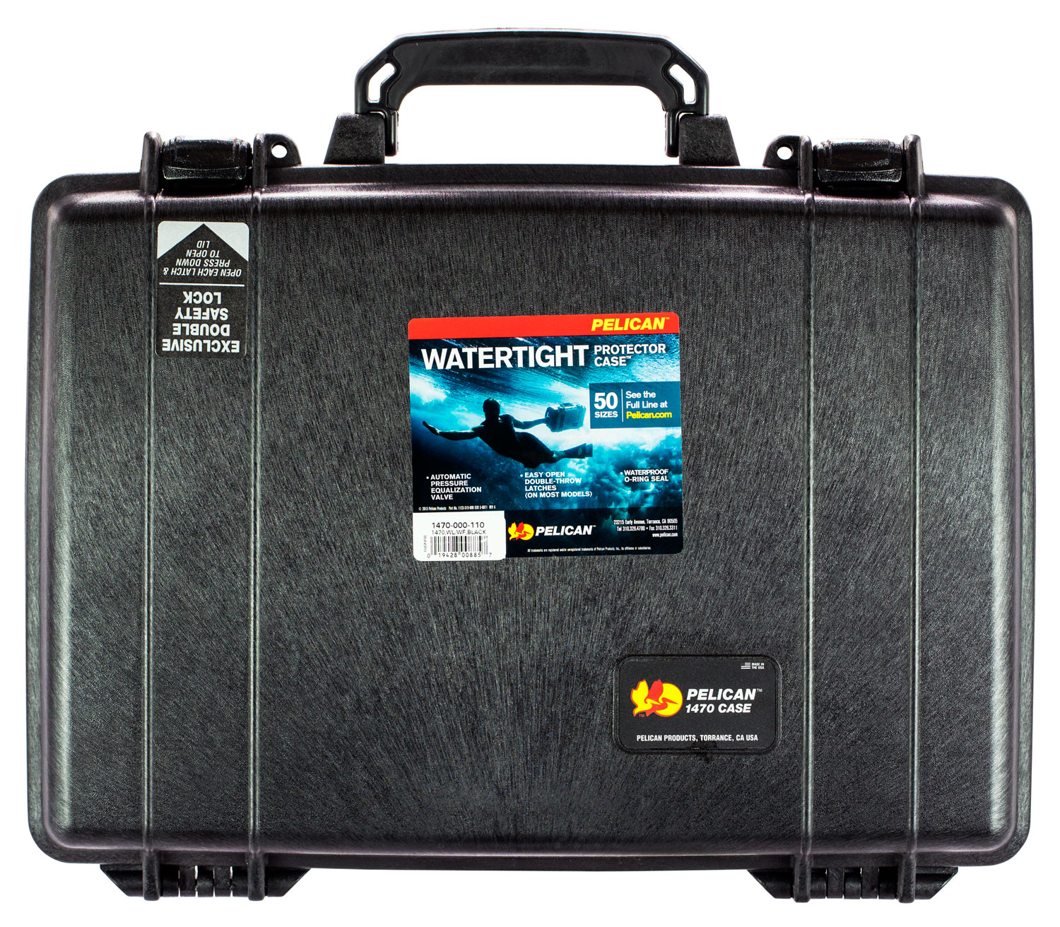 Pelican 1470000110 Protector Laptop Case Black 16" Interior Polymer 3 Pelican 1470000110 Protector Laptop Case Black 16" Interior Polymer