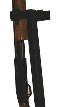 Rugged Gear 10083 Floor Mount Gun Rack Permanent 2 Rifle/Shotgun Black Metal