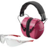 Champion Targets 40624 Eyes & Ears Combo 26 dB Over the Head Pink/Black Adult 2 74851
