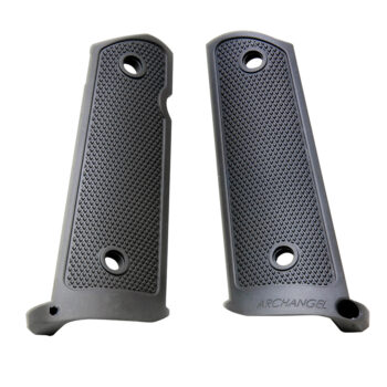 Archangel AA108 Grip Panels  Made of Aluminum With Black Anodized Diamond Checkering Finish for 1911 Government