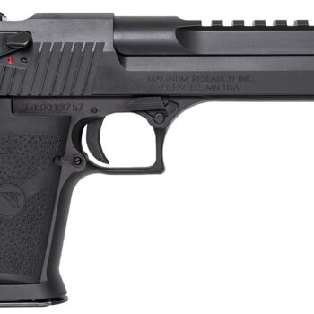 Magnum Research DE357IMB Desert Eagle Mark XIX 357 Mag 6" with Muzzle Brake 9+1 Matte Black Carbon Steel Frame & Slide Black Rubber Grip