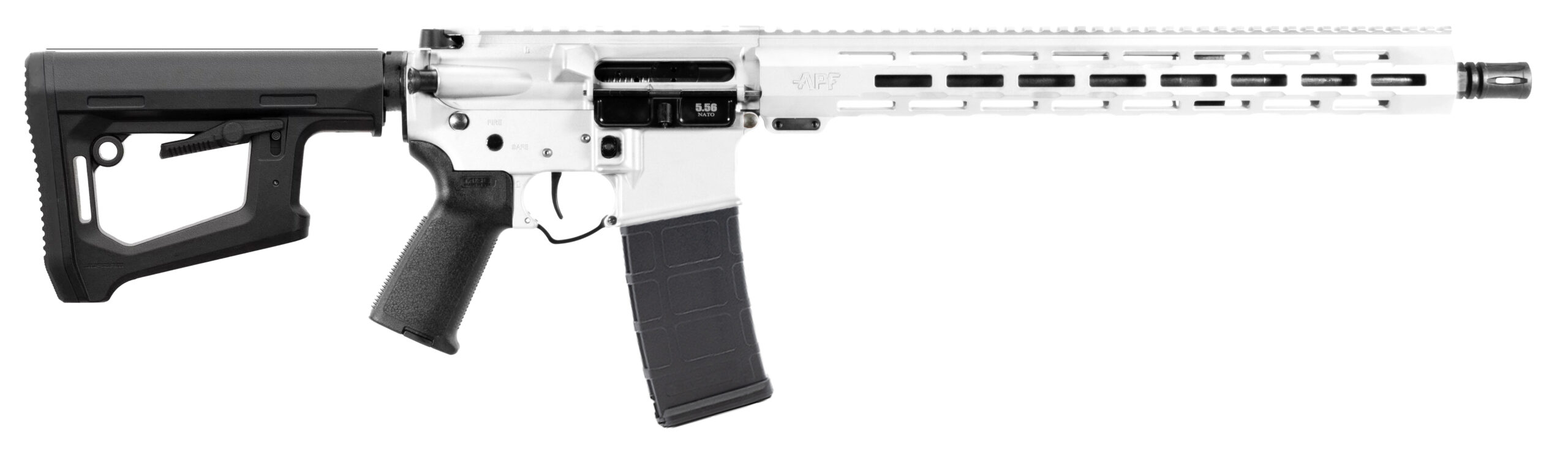 APF 5.56 NATO FURY 16 WHITE MLOK 3 APF 5.56 NATO FURY 16 WHITE MLOK