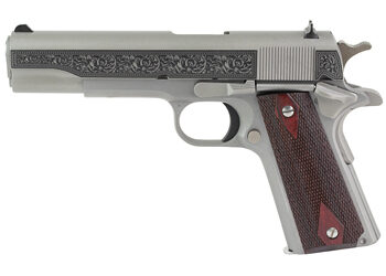 COLT 1911C GOVT 38SUP 5" STS ENGRAVD