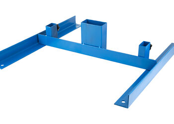 Alternative view of NCSTAR VISM STEEL TARGET STAND BLUE