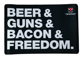 TEKMAT MAT BEER/GUNS/BACON & FREEDOM