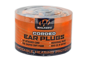WALKER'S FOAM EAR CRDED PLUGS 50PK