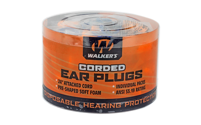 WALKER'S FOAM EAR CRDED PLUGS 50PK 3 WALKER'S FOAM EAR CRDED PLUGS 50PK