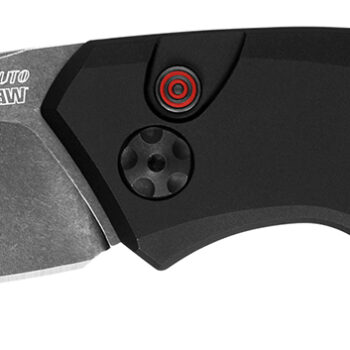 Kershaw 7500BLK Launch 4 1.90" Folding Spear Point Plain Black DLC CPM 154 SS Blade Black Aluminum Handle Includes Pocket Clip