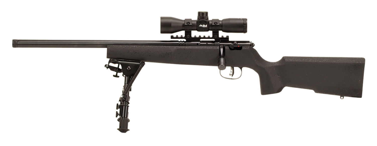 Savage Arms 13836 Rascal Target XP Youth 22 LR 1rd 16.12" Barrel, Matte Blued Metal Finish, Matte Black Synthetic Stock, Includes 4x32mm Scope & Bipod, Left Hand 3 Savage Arms 13836 Rascal Target XP Youth 22 LR 1rd 16.12" Barrel, Matte Blued Metal Finish, Matte Black Synthetic Stock, Includes 4x32mm Scope & Bipod, Left Hand