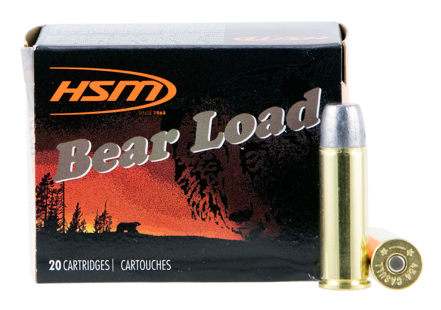 HSM 454C4N20 Bear Load 454 Casull 325 gr Wide Flat Nose 20 Per Box/ 20 Case 3 HSM 454C4N20 Bear Load 454 Casull 325 gr Wide Flat Nose 20 Per Box/ 20 Case