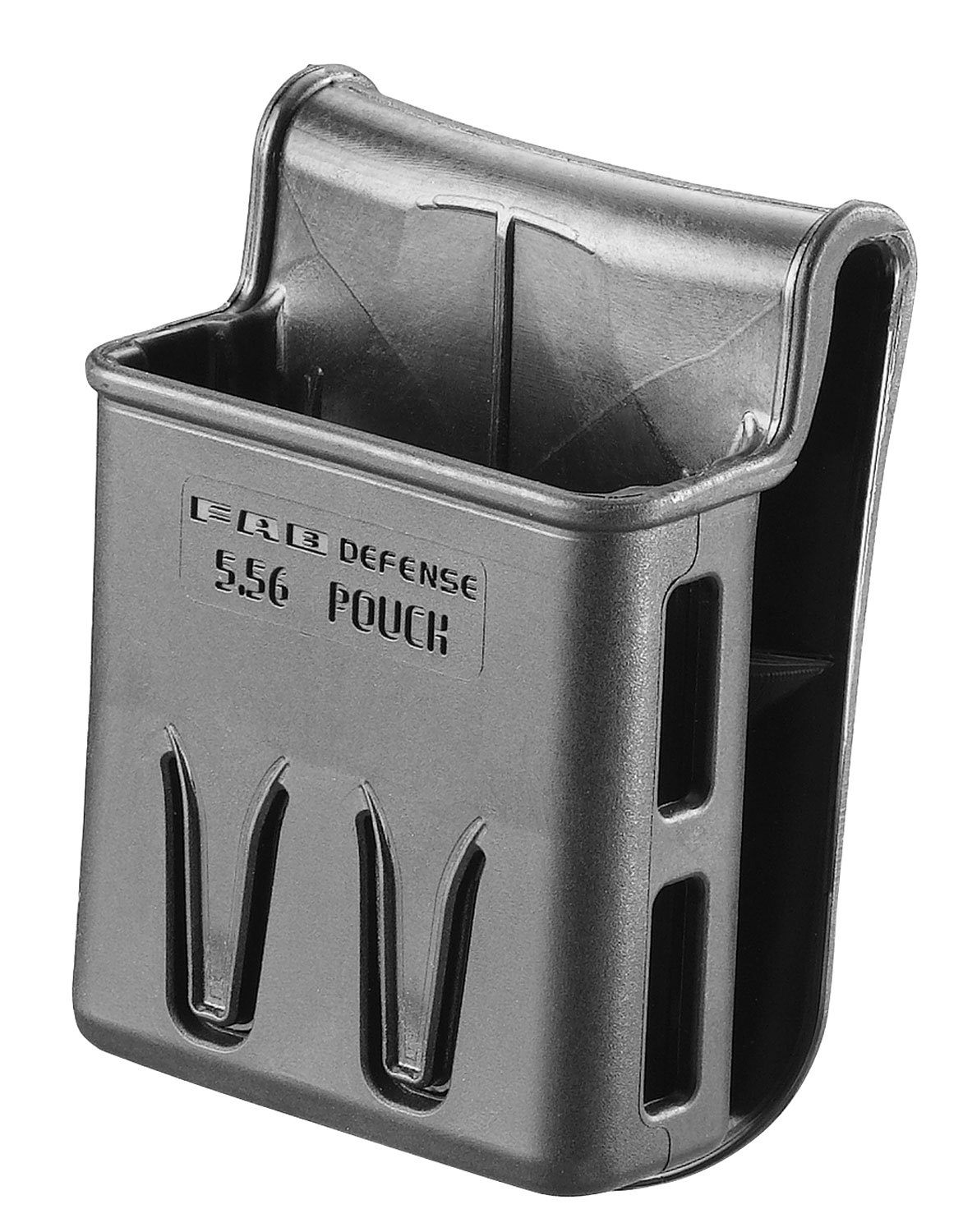 FAB Defense FX556P M4 Mag Pouch Compatible w/ M16/ M4/ AR-15 Belt Mount Black Polymer Ambidextrous 3 FAB Defense FX556P M4 Mag Pouch Compatible w/ M16/ M4/ AR-15 Belt Mount Black Polymer Ambidextrous