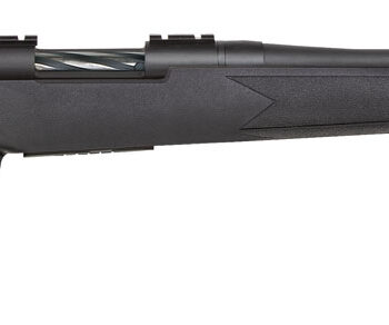 Mossberg 28013 Patriot  Full Size 450 Bushmaster 4+1 20" Matte Blued Fluted Threaded Barrel, Drilled & Tapped Matte Blued Stainless Steel Receiver, Black Fixed Synthetic Stock, Right Hand
