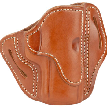 1791 Gunleather BH24SCBRR BH2.4S  OWB 2.4 Classic Brown Leather Belt Slide Fits FN 509/Springfield XD-M/HK VP9SK