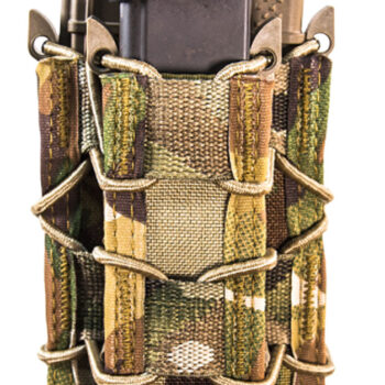 High Speed Gear 13DD10MC TACO Double Decker Mag Pouch MultiCam Nylon Belt Belts 2.25" Wide Compatible w/ Rifle Compatible w/ Pistol