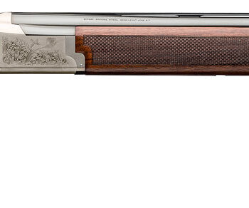 Browning 0182093004 Citori 725 Feather Full Size 12 Gauge Break Open 3" 2rd 28" Blued Over/Under Vent Rib Barrel, Engraved Silver Nitride Aluminum Receiver, Fixed Grade II/III Black Walnut Stock