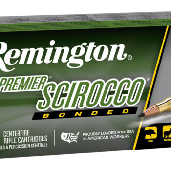 Remington Ammunition 29344 Premier Scirocco Bonded 6.5Creedmoor 130gr Swift Scirocco Bonded 20 Per Box/10 Case