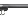 Ruger 40173 Mark IV Target 22 LR 10+1 10" Overall Blued Bull Barrel, Slide & Frame, Black Checkered Polymer Grips 2 120297
