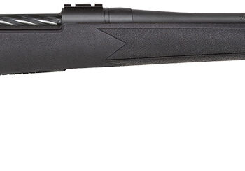 Mossberg 28118 Patriot  Full Size 300 Win Mag 3+1 24" Matte Blued Fluted Threaded Barrel, Drilled & Tapped Matte Blued Stainless Steel Receiver, Black Fixed Synthetic Stock, Right Hand