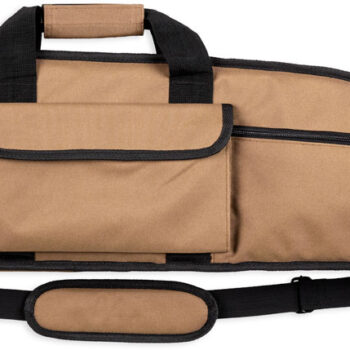 Bulldog BD375 Long Range Rifle Case 55" Tan with Black Trim Water-Resistant Nylon Rifle