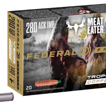 Federal P280A1TC1 Premium  280Ackley Improved 140gr Trophy Copper 20 Per Box/10 Case