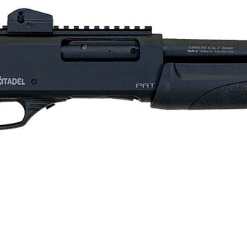 Citadel FRPAT1220 CDA Force Tactical Pump 12 Gauge 3+1 3" 20"  Barrel, Steel Receiver, Matte Black Metal Finish, Optics Ready Picatinny Rail, Synthetic Pistol Grip Stock