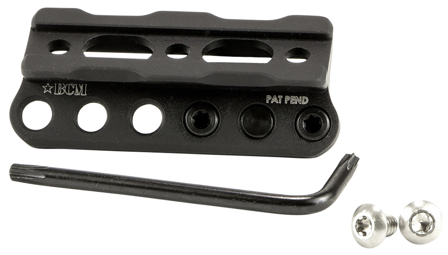 BCM SLMKM Modular Scout Light Mount Keymod Black Aluminum 3 BCM SLMKM Modular Scout Light Mount Keymod Black Aluminum