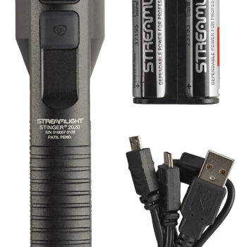 Streamlight 78100 Stinger 2020  Black Anodized 100/850/2000 Lumens White LED (No Charger)
