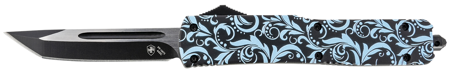 Templar Knife MMDT231 Gen II Maiden Teal Slim 3.43" OTF Tanto Plain Black Oxide Stonewashed 440C SS Blade, 5.05" Teal Aluminum Handle, Glass Breaker 3 Templar Knife MMDT231 Gen II Maiden Teal Slim 3.43" OTF Tanto Plain Black Oxide Stonewashed 440C SS Blade, 5.05" Teal Aluminum Handle, Glass Breaker