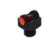 TruGlo TG954CR StarBrite Deluxe Bead Black | Red Fiber Optic Front Sight 5-40" Threads 2 131406