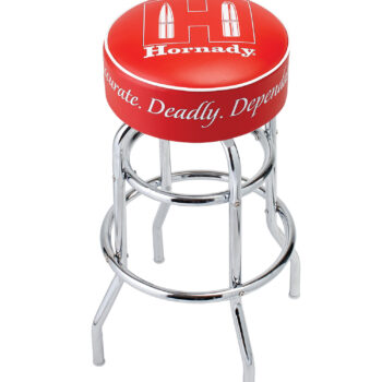 Hornady 99103 Reloading Bench Stool Chrome Red Chromed Steel Vinyl