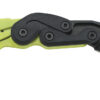 CRKT 4041G Provoke Zap 2.47" Folding Plain Black Stonewashed 4116 Stainless Steel Blade/Bright Green Grivory Handle Includes Pocket Clip 1 132329