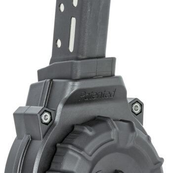 ProMag DRMA37 Standard  40rd Drum 45 ACP Compatible w/ Glock 30/21 Black DuPont Zytel Polymer