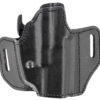 Bianchi 52831 Allusion Assent Pro-Fit OWB Size 13b Black Leather Belt Slide Compatible w/Glock 19/Ruger Security-9/FN FNS Belt Up to 1.50" Wide Right Hand 1 133364