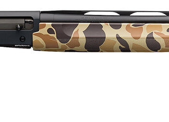 Browning 011431204 Silver Field 12 Gauge 28" 3.5" 4+1, Alloy Receiver With Black/Charcoal Bi-Tone Finish, Vintage Tan Camo Synthetic Stock With Textured Gripping Surface