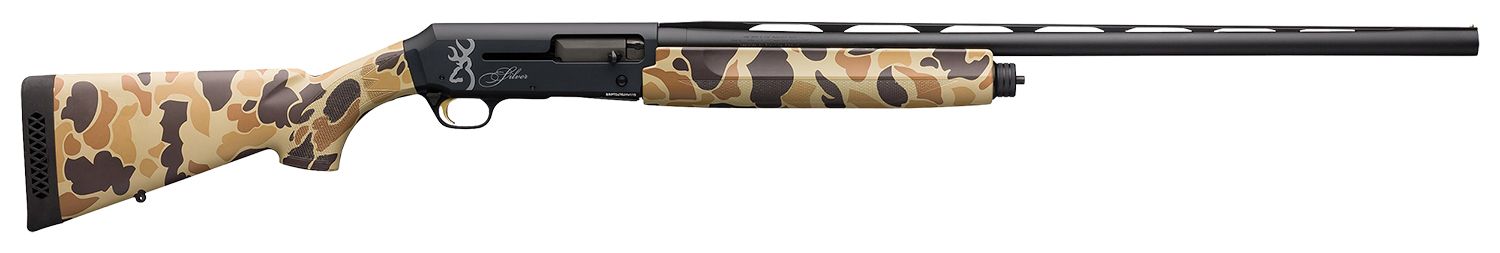 Browning 011431204 Silver Field 12 Gauge 28" 3.5" 4+1, Alloy Receiver With Black/Charcoal Bi-Tone Finish, Vintage Tan Camo Synthetic Stock With Textured Gripping Surface 3 Browning 011431204 Silver Field 12 Gauge 28" 3.5" 4+1, Alloy Receiver With Black/Charcoal Bi-Tone Finish, Vintage Tan Camo Synthetic Stock With Textured Gripping Surface
