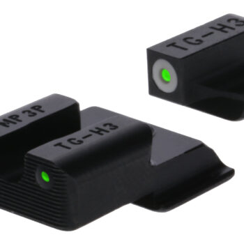 TruGlo TGTG231MP4W Tritium Pro  Black | Green Tritium White Outline Front Sight Green Tritium Rear Sight