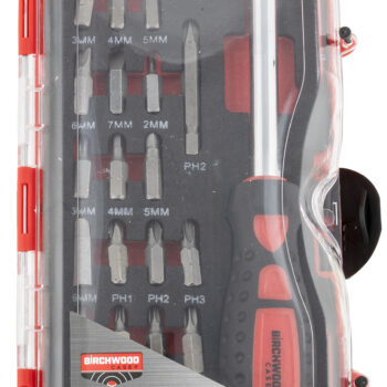 Birchwood Casey BSDS Basic Screwdriver Kit  22 Pieces Includes Slotted/Philips/Torx/Hex Heads