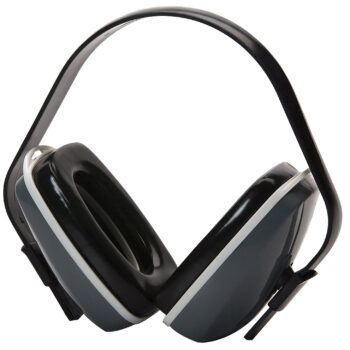 Pyramex PM2010 Ear Muff  Foam 22 dB Over the Head Gray/Black Adult 1 Pair