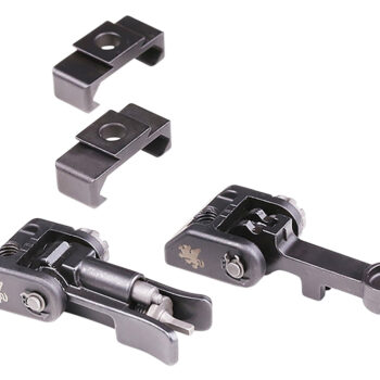 Griffin Armament GAM2S M2 Sight Kit  Black Melonite Flip-Up Front and Rear Sight Set