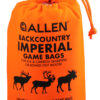 Allen 6590 BackCountry Imperial Elk Game Bag Set Orange Polyester 4 Bags 1 143479
