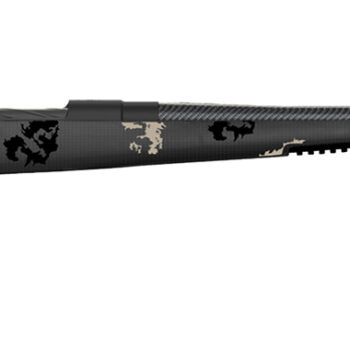 Fierce Firearms FCTRG65PRC22BBO CT Rage  6.5 PRC Caliber with 3+1 Capacity, 22" Carbon Fiber Barrel, Black Cerakote Metal Finish & Blackout Camo Fixed Fierce Tech C3 Stock, Right Hand (Full Size)