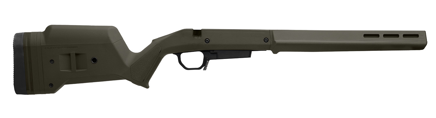 Magpul MAG1207-ODG Hunter American Stock OD Green Adjustable Synthetic Stock with Aluminum Chassis for Short Action Ruger American Right Hand Includes STANAG Mag Well 3 Magpul MAG1207-ODG Hunter American Stock OD Green Adjustable Synthetic Stock with Aluminum Chassis for Short Action Ruger American Right Hand Includes STANAG Mag Well