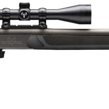 Traditions CR584110440 NitroFire w/Scope 50 Cal 209 Primer 26" Gray Cerakote Fluted & Tapered Barrel, Drilled & Tapped Receiver, Black Fixed Synthetic Stock, 3-9x40mm Duplex