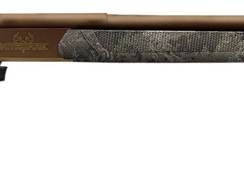 Traditions CR848804425 NitroFire VAPR 50 Cal 209 Primer 26" Burnt Bronze Cerakote Fluted & Tapered Barrel, Drilled & Tapped Receiver, Veil Wideland Fixed Synthetic Stock