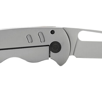 S.O.G SOG14520157 Escape FL 3" Folding Sheepsfoot Plain 8Cr13MoV SS Blade Silver w/ "SOG" Stainless Steel Handle Includes Pocket Clip