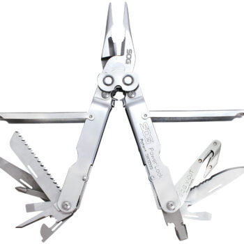 S.O.G SOG-S62N-CP PowerLock V-Cutter Polished 420 Stainless Steel 7" Long Includes Sheath