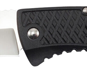 S.O.G SOG-TD1011-C Traction  3.50" Folding Clip Point Plain Satin 5Cr13MoV SS Blade Black Textured GRN Handle Includes Pocket Clip