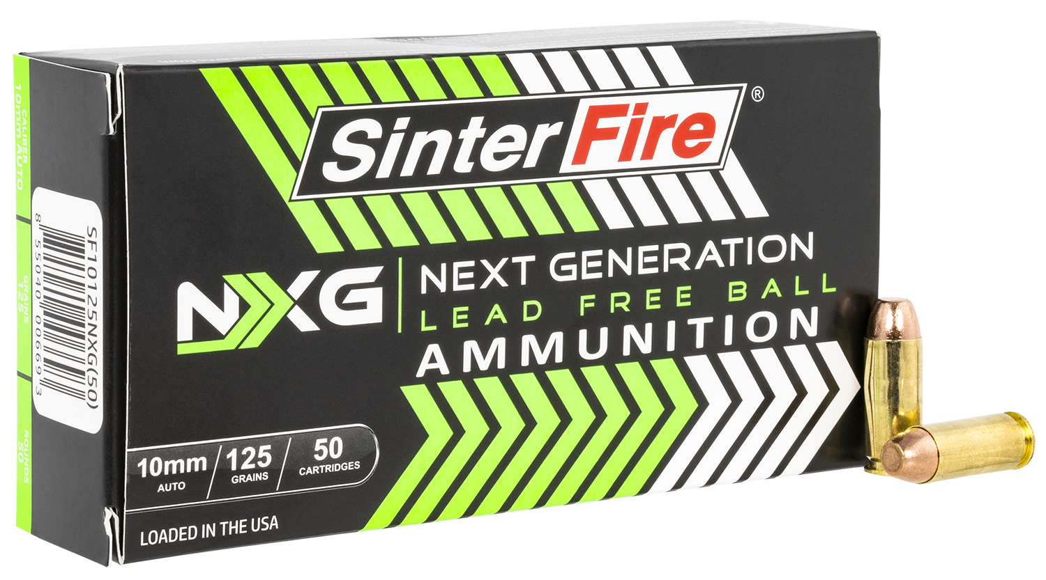 SinterFire Inc SF10125NXG Next Generation (NXG) 10mmAuto 125gr Lead Free Ball 50 Per Box/20 Case 3 SinterFire Inc SF10125NXG Next Generation (NXG) 10mmAuto 125gr Lead Free Ball 50 Per Box/20 Case